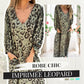 🎁Vente chaude 50% de réduction⏳Robe Chic Imprimée Léopard