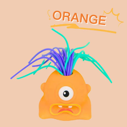 👾 50% DE RÉDUCTION MAINTENANT ! 🧸 Jouet Monstre Anti-Stress à Cheveux Tirables - Outil Sensoriel Extensible pour l'Anxiété et la Concentration, Sûr pour Enfants/Adultes 🎯✨