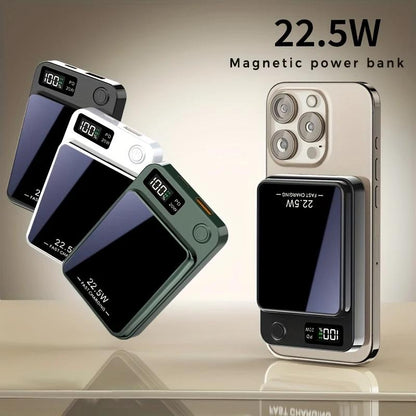 🎁Nouvelle Année Vente 50% DE RÉDUCTION🔥🔋Batterie Externe Portative Magnétique Sans Fil