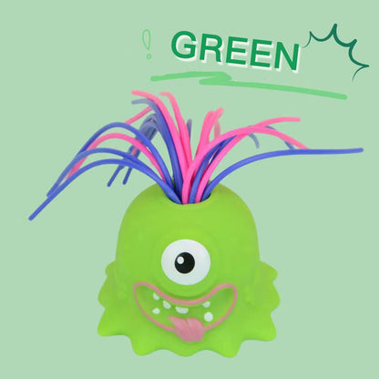 👾 50% DE RÉDUCTION MAINTENANT ! 🧸 Jouet Monstre Anti-Stress à Cheveux Tirables - Outil Sensoriel Extensible pour l'Anxiété et la Concentration, Sûr pour Enfants/Adultes 🎯✨