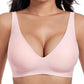 💕VENTE CHAUDE 50% DE RÉDUCTION💕 Soutiens-Gorge Sans Fil Confortables pour Femmes Jelly - Bralettes Push Up Sans Coutures T-shirts Bras Décolleté Profond V au Quotidien