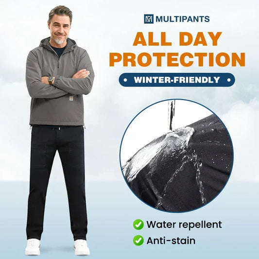👖 JUSQU'À ‑61 % DE RÉDUCTION !🔥 MultiPants Pantalon Cargo Extensible  Imperméable & Anti‑Tache 💪
