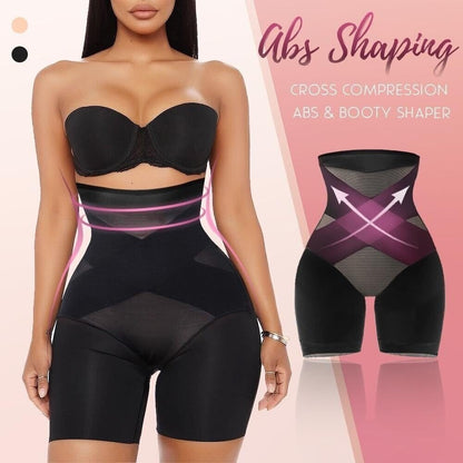 🔥Vente du dernier jour 50%🔥Compression croisée Abs & Booty Taille Haute Shaper