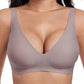 💕VENTE CHAUDE 50% DE RÉDUCTION💕 Soutiens-Gorge Sans Fil Confortables pour Femmes Jelly - Bralettes Push Up Sans Coutures T-shirts Bras Décolleté Profond V au Quotidien