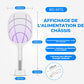 🔥VENTE CHAUDE🔥Raquette électrique anti-moustiques rechargeable par USB, grande raquette à insectes