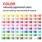 🎁 Cadeau Idéal avec 61% De Réduction 🖍️ Crayons de couleurs gras, ensemble 12‑120 couleurs, stylos de peinture pour adultes, enfants, artistes et loisirs créatifs