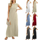 🎉Vente de Printemps à Chaud 50% de Réduction🌿Robe Longue Fendue Ample et Sans Plis pour Femmes