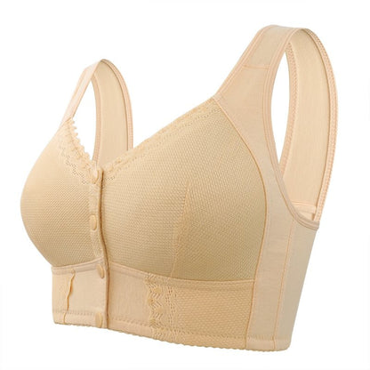 🌸Soutien-gorge respirant Plus Size pour femmes avec fermeture frontale