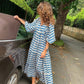 🌸Grande réduction de prix🌸Robe Maxi Bohème Élégante à Manches Bouffantes pour Femmes