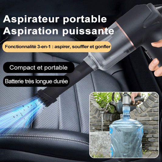 🔥Meilleur vendeur du Nouvel An🏆 Aspirateur sans fil tout-en-un souffler, aspirer et gonfler pour la maison et la voiture