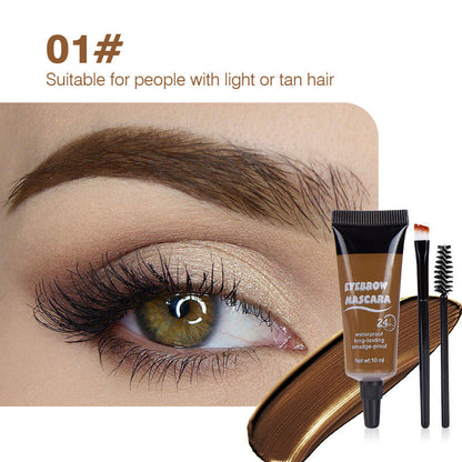 🎁 1 Acheté = 1 Offert ! 💄 Mascara à sourcils Waterproof 24H | Couvre les sourcils clairsemés, tenue longue‑durée, fini naturel 👁️✨