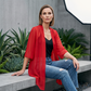 🛍️Grande braderie de saison ! ‑62% De Remise 🍂 Cardigan en mousseline léger ouvert sur le devant pour femme