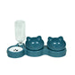 🐶🐱 -50% ! 🥣Gamelle Surélevée 2 en 1 pour Animaux – Design Incliné, Remplissage Automatique & Base Antidérapante.