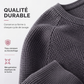 ⏰ -50% DE RÉDUCTION LIMITÉE 👕 Pull en Maille Gaufrée pour Homme, Coupe Décontractée, Idéal Tous les Jours