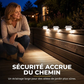 ☀️ 50% DE RÉDUCTION ✨ Lampe Solaire LED pour Gouttière & Mur — Sans Câblage 💡