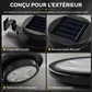 ☀️ 50% DE RÉDUCTION ✨ Lampe Solaire LED pour Gouttière & Mur — Sans Câblage 💡