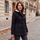 📢📢 -60 % DE RÉDUCTION✨Manteau Femme Hiver Chaud à Capuche avec Toggle|Manteau Hiver Femme à Capuche, Coupe-Vent, Style Duffle