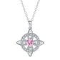 🍀 50% DE RÉDUCTION! 💎 Collier nœud celtique – Pierre de naissance, élégant & réglable ✨