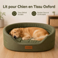 🐶🐾 50% DE RÉDUCTION! 🛏️ Panier pour Chien et Chat – Coussin Réversible 4 Saisons, Doux & Oxford