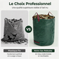 🔥50% DE RÉDUCTION ! 🍂 Sacs de jardin réutilisables, imperméables pour tous vos déchets verts