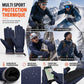 Gants thermiques d'hiver pour hommes et femmes, coupe-vent et résistant au froid, écran tactile antidérapants pour le cyclisme