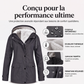 🍂Soldes D'Automne : 50 % DE RÉDUCTION🔥🧥Veste Femme Doublée Polaire Épaisse & Coupe-Vent avec Capuche｜Chaud, Confortable et Stylée pour l'Hiver