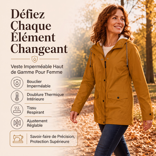 🍂Soldes D'Automne : 50 % DE RÉDUCTION🔥🧥Veste Femme Doublée Polaire Épaisse & Coupe-Vent avec Capuche｜Chaud, Confortable et Stylée pour l'Hiver