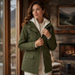🍂Soldes D'Automne : 50 % DE RÉDUCTION🔥🧥Veste Femme Doublée Polaire Épaisse & Coupe-Vent avec Capuche｜Chaud, Confortable et Stylée pour l'Hiver