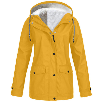 🍂Soldes D'Automne : 50 % DE RÉDUCTION🔥🧥Veste Femme Doublée Polaire Épaisse & Coupe-Vent avec Capuche｜Chaud, Confortable et Stylée pour l'Hiver