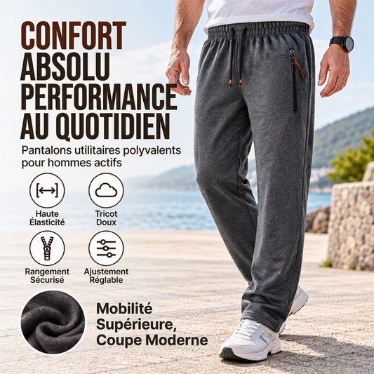 📢📢50 % DE RÉDUCTION !! ⏰Pantalon de survêtement hiver pour homme – Thermique, confortable et idéal pour la marche, le travail et les loisirs👖