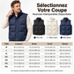 🍂Soldes D'Automne : 50 % DE RÉDUCTION🔥Gilet matelassé sans manches homme à col montant | Chaud, coupe-vent, automne-hiver