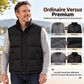 🍂Soldes D'Automne : 50 % DE RÉDUCTION🔥Gilet matelassé sans manches homme à col montant | Chaud, coupe-vent, automne-hiver