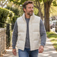 🍂Soldes D'Automne : 50 % DE RÉDUCTION🔥Gilet matelassé sans manches homme à col montant | Chaud, coupe-vent, automne-hiver