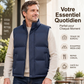 🍂Soldes D'Automne : 50 % DE RÉDUCTION🔥Gilet matelassé sans manches homme à col montant | Chaud, coupe-vent, automne-hiver