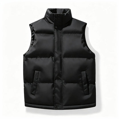 🍂Soldes D'Automne : 50 % DE RÉDUCTION🔥Gilet matelassé sans manches homme à col montant | Chaud, coupe-vent, automne-hiver