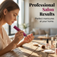 💅50 % DE RÉDUCTION🌸 Kit d’outils d’estampage métallique pour nail art, tampons motifs floraux réutilisables, manucure DIY salon (6/10/15 pièces)