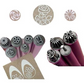 💅50 % DE RÉDUCTION🌸 Kit d’outils d’estampage métallique pour nail art, tampons motifs floraux réutilisables, manucure DIY salon (6/10/15 pièces)