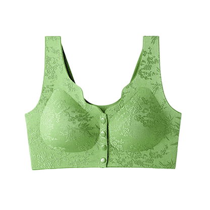 🎁-50 % DE RÉDUCTION👙Soutien-gorge sans armature à fermeture frontale, dentelle douce, confort maximal pour tous les jours