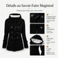 📢📢 -60 % DE RÉDUCTION✨Manteau Femme Hiver Chaud à Capuche avec Toggle|Manteau Hiver Femme à Capuche, Coupe-Vent, Style Duffle