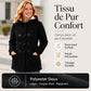 📢📢 -60 % DE RÉDUCTION✨Manteau Femme Hiver Chaud à Capuche avec Toggle|Manteau Hiver Femme à Capuche, Coupe-Vent, Style Duffle