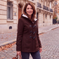 📢📢 -60 % DE RÉDUCTION✨Manteau Femme Hiver Chaud à Capuche avec Toggle|Manteau Hiver Femme à Capuche, Coupe-Vent, Style Duffle