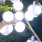 Ampoule LED solaire pliante étanche 2 en 1