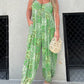 2023 Hot Sale Patchwork Print Loose Jumpsuit (Free Shipping)